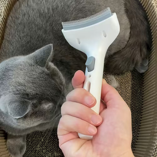 1pc Deshedding Tool for Dogs - Wide Curved Undercoat