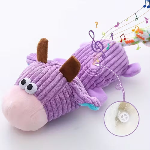 1pc Adorable Animal Design Dog Plush Toy - Interactive